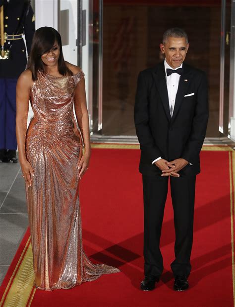 michelle obama gold dress versace|michelle Obama dresses.